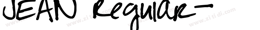 JEAN Regular字体转换